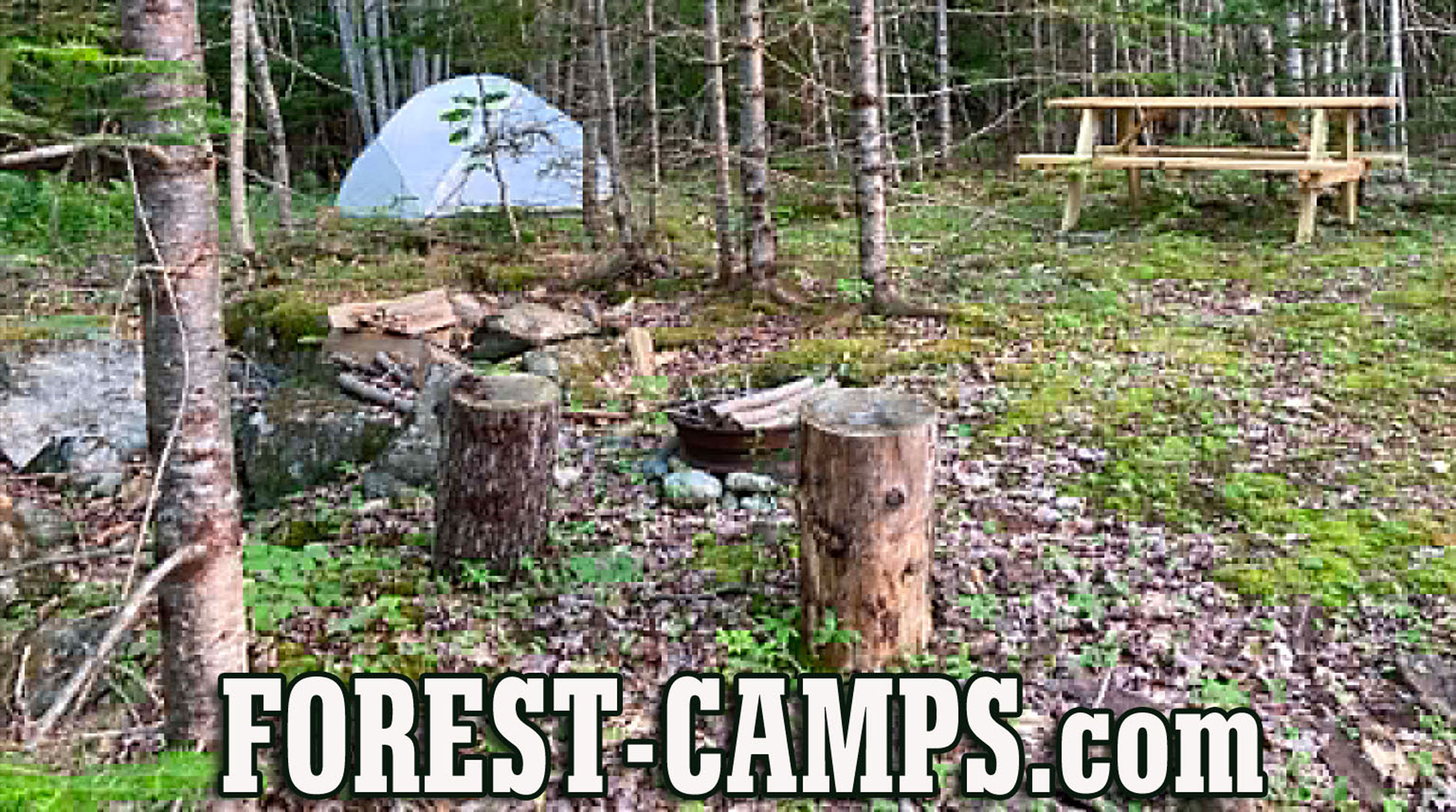 tent camping near acadia National Park in Maine